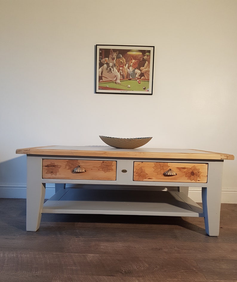 Rustic Coffee Table Country Style With Image 0
