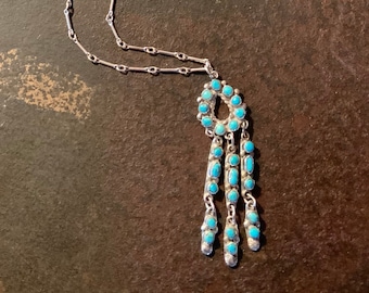SIGNED Native American Indian Jewelry Zuni Vintage Navajo Sterling