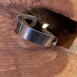 950 Sterling Heavy Mexican Made Alicia Designer Signed Cuff