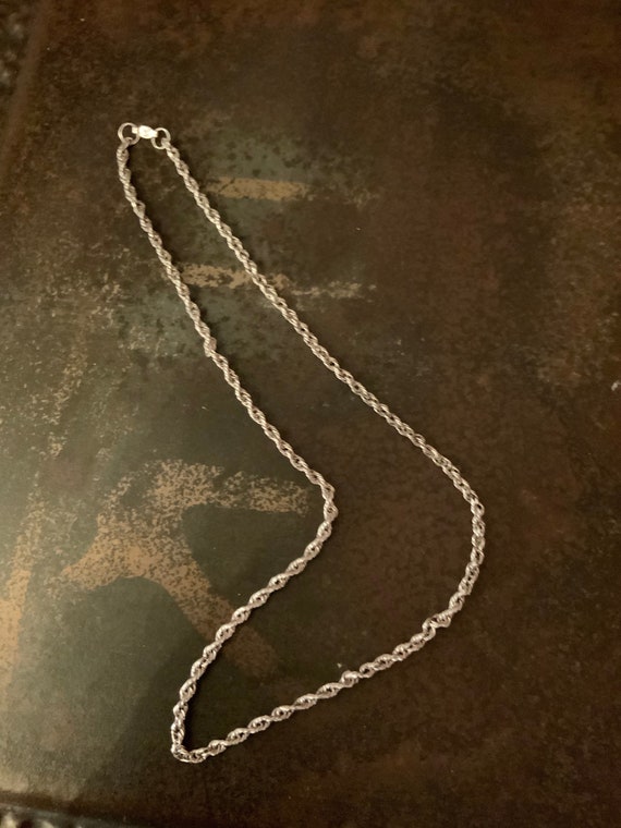 Mexico 925 Multiple Link Chain Necklace, Vintage T
