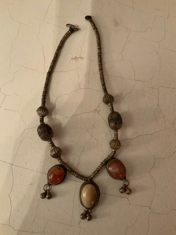 African Necklace, Museum Quality Vintage African N