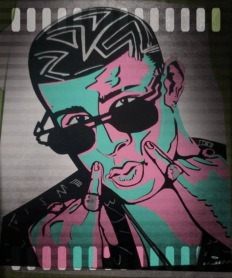 Download Bad Bunny conejo malo Svg | Etsy