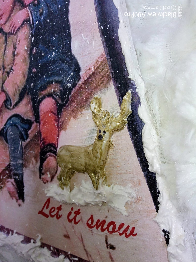 Wooden Snow Shovel Vintage Photo Christmas Decoration Etsy