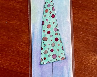 Christmas Tree - Bookmark Original Illustration