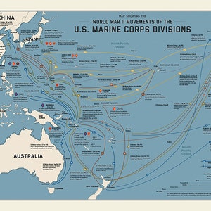 World War II Movements and Operations of the U.S. Marine Corps.