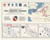 75th Infantry Division Campaign Map - US Army