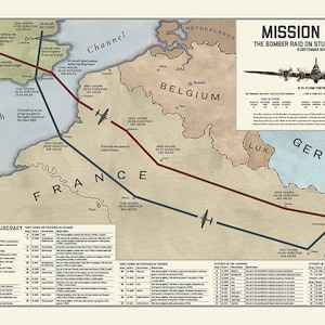 Mission 91 - B17 Eighth Air Force Bombing Raid of World War II - WW2 Bombers