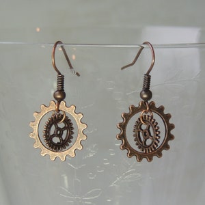 Steampunk Ohrringe Bild 4