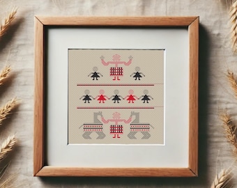 Beregynia Cross Stitch Pattern: Ukrainian Folk Embroidery (PDF Pattern)