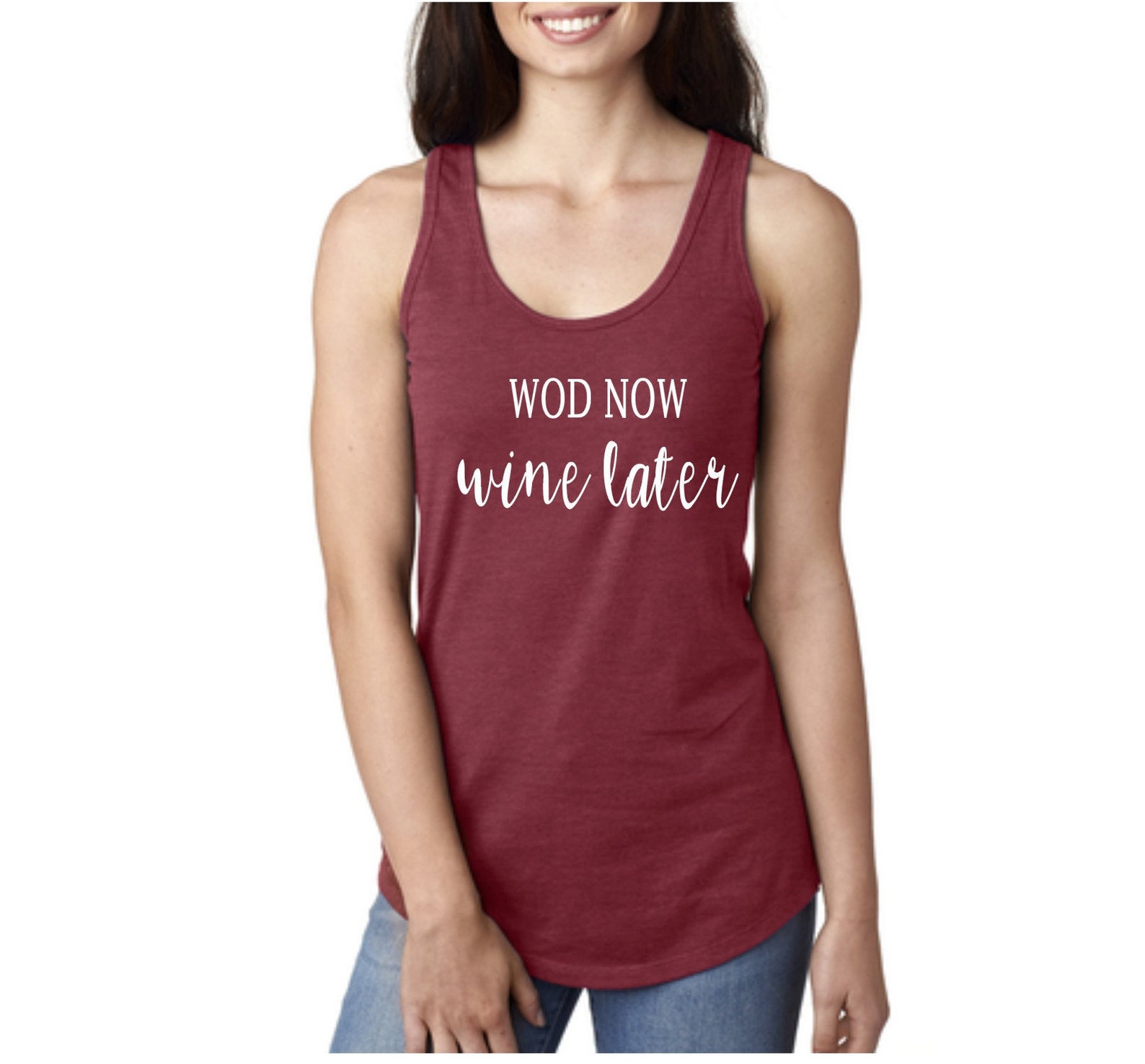 WOD Now Wine Later Funny Gym Shirt/funny Crossfit Gym Shirt | Etsy