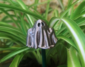 3D Printed Ghost, Ghost Plant Protector, Spooky Ghost