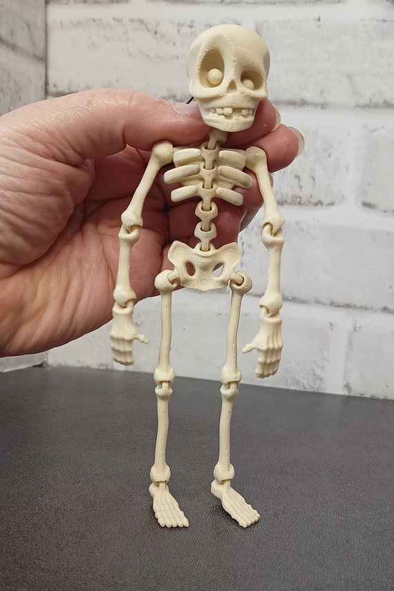 3D Printed Flexi Skeleton: Dancing Halloween/christmas Decor