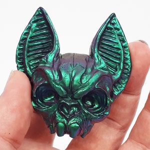 Bat head, Bat Necklace, key ring, Hanging decoration or Fridge Magnet