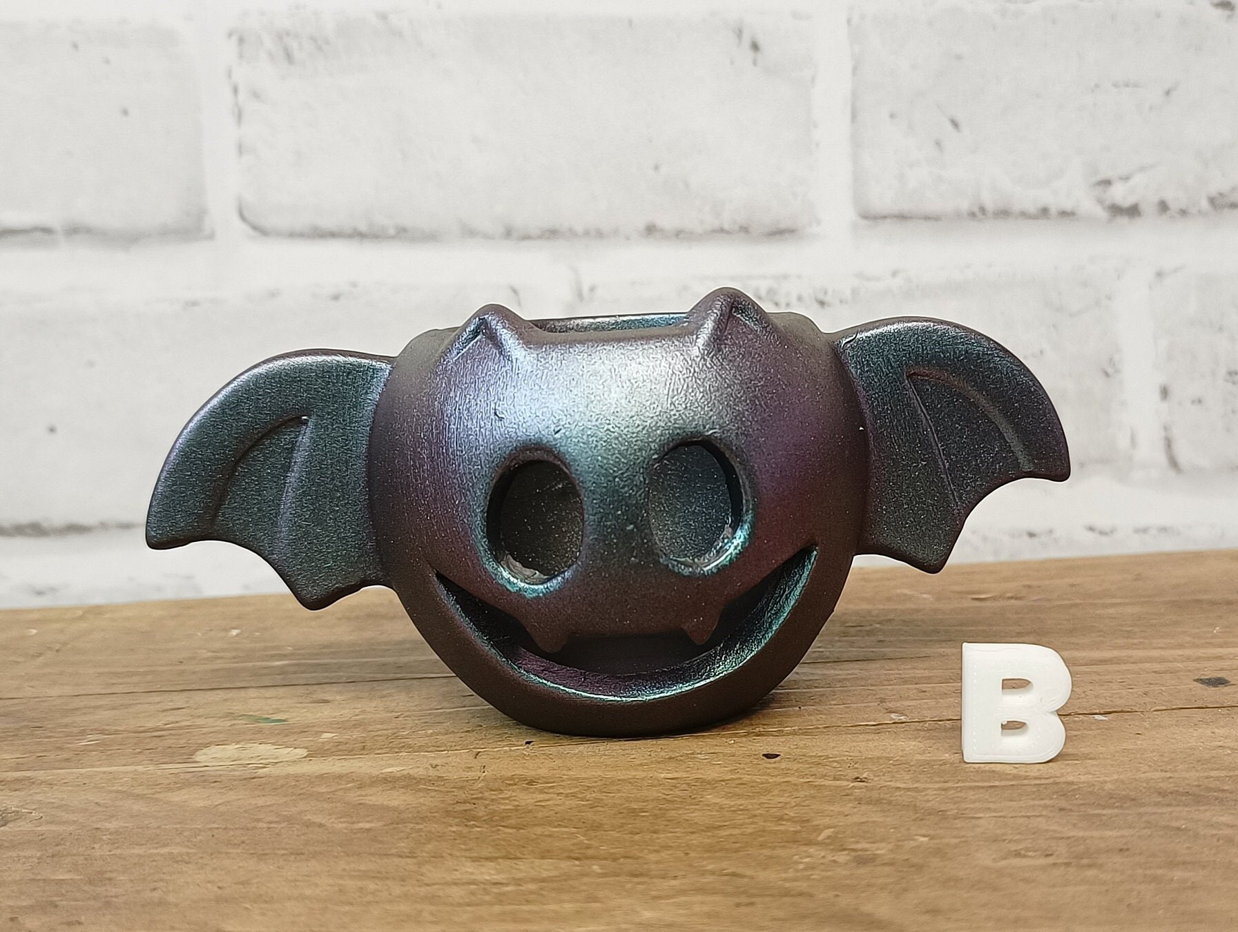 Bat Tea Light Candle Holder Halloween Bat Etsy UK