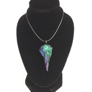 Raven Skull Necklace, Gothic Raven Jewellery image 6