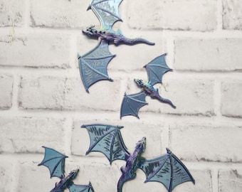 Dragon Magnet, 3D Printed Dragon Fridge Magnet: Gothic Home Decor