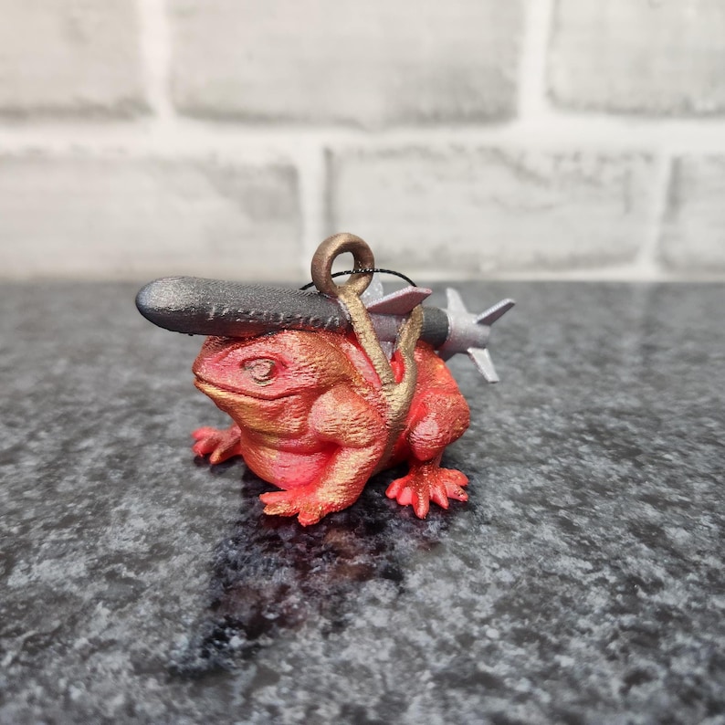 Missile Toads, Missile Toad, Toad Bauble, Christmas Toad image 12