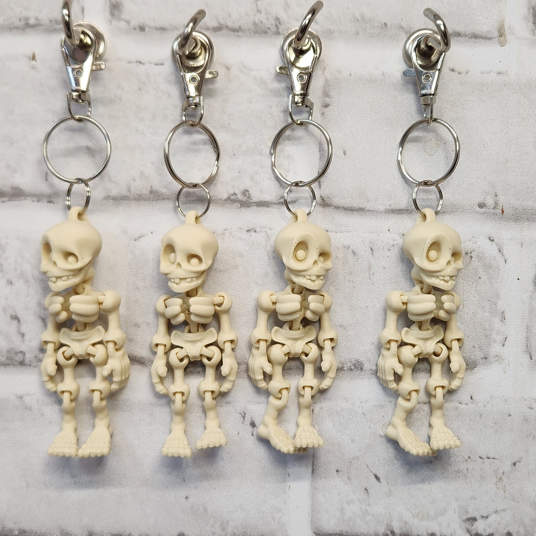 Flexi Skeleton Keyring: 3D Printed Dancing Skeleton - Etsy