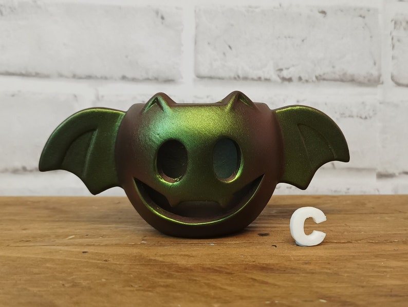 Bat Tea Light Candle Holder Halloween Bat Etsy