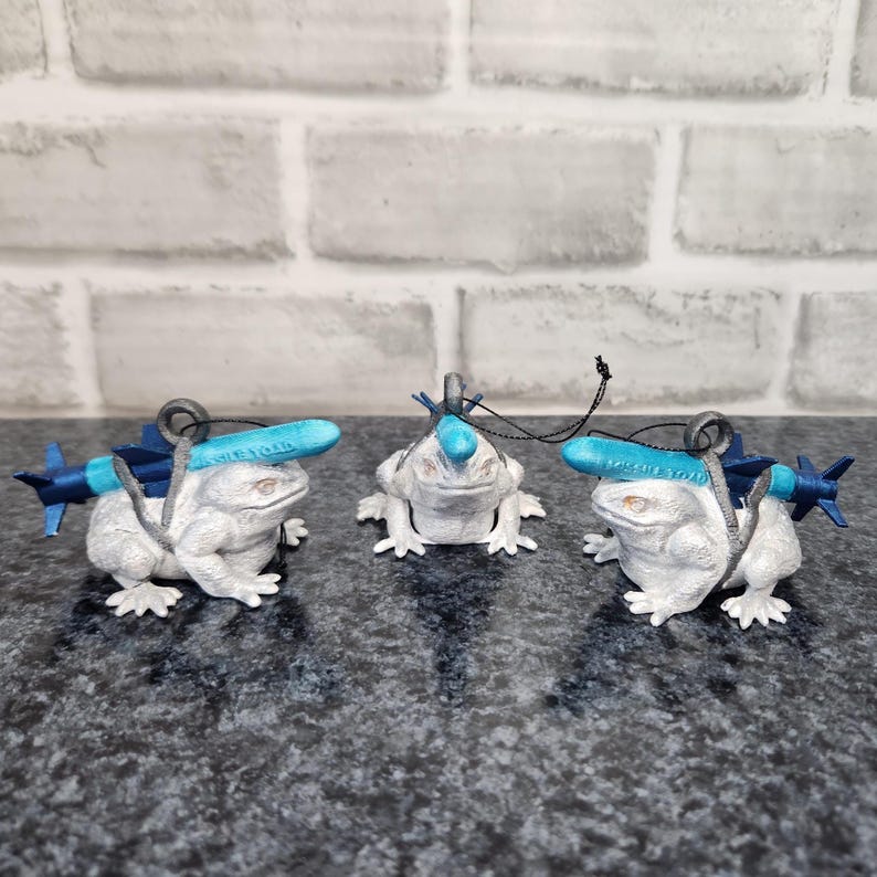 Missile Toads, Missile Toad, Toad Bauble, Christmas Toad image 10