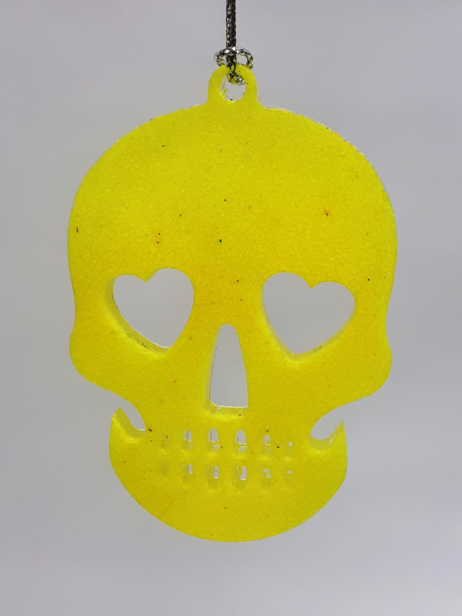 Set of Twelve Silent Night Skull Baubles Bauble 4.3cm 12
