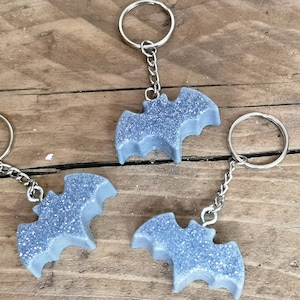 Bat Key Ring, Halloween Bat Key Fob