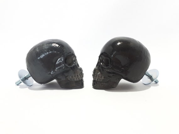 Large Skull Knob Resin Skull Door Knob Skull Drawer Handle Etsy