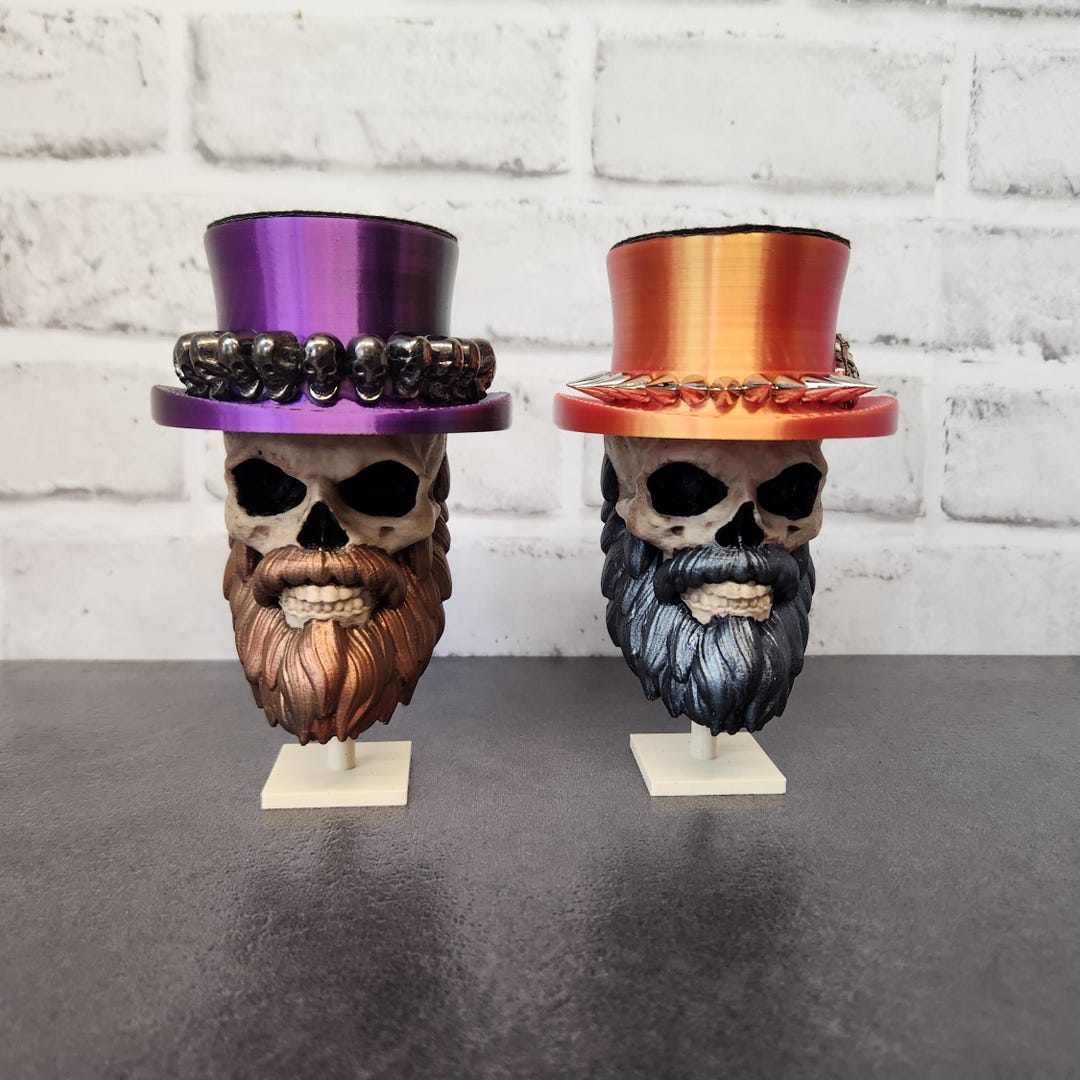 Top Hat Skull, 3D Printed Skull - Etsy