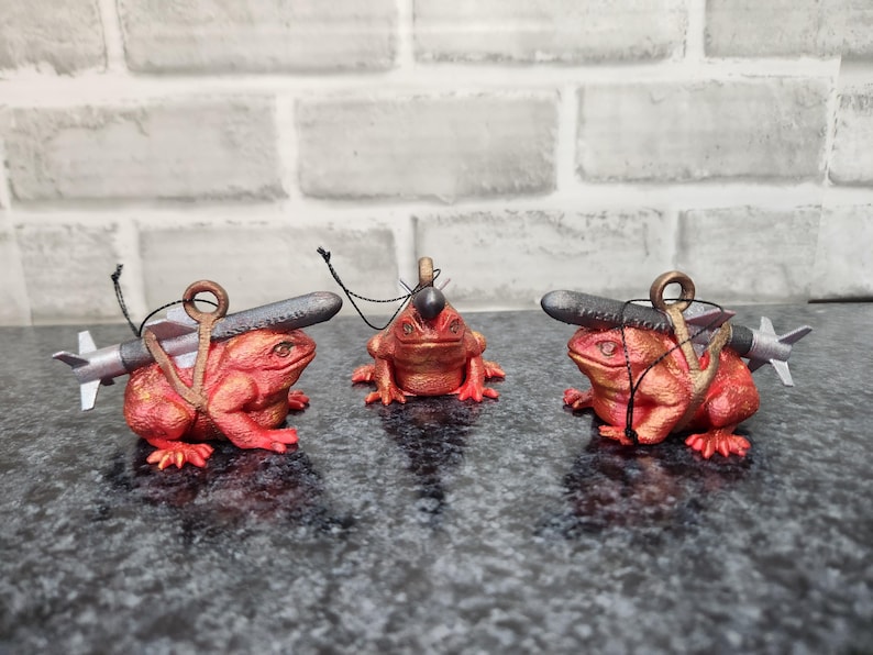 Missile Toads, Missile Toad, Toad Bauble, Christmas Toad image 13