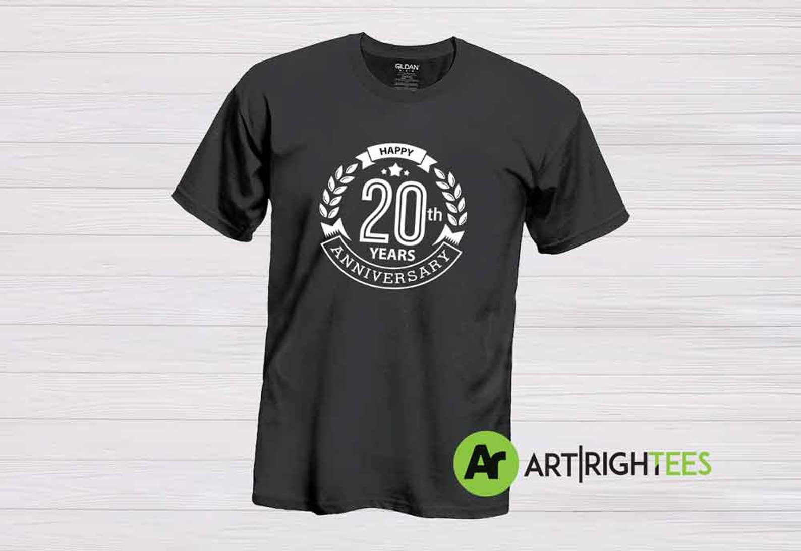 Happy Anniversary T Shirt Custom Printed Unisex Tshirt Tee Etsy