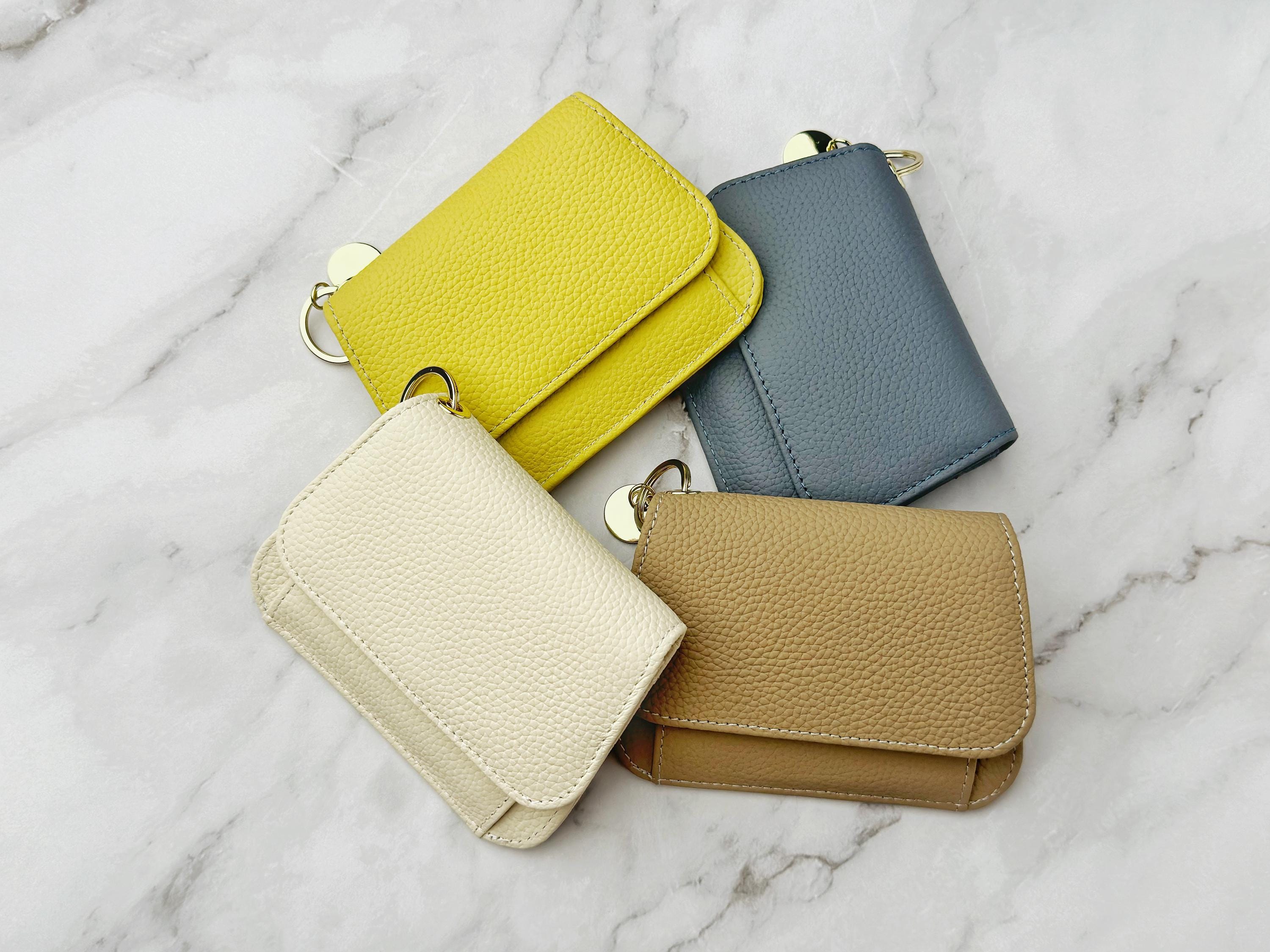 Wallet Keychain Chain Women Elegant Wallet Keychain With ID Slot, Zipper Pocket, 6 Card Slots ...