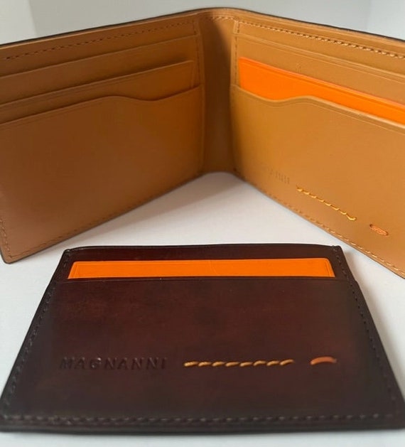 Magnanni Bifold Leather Wallet & Card Case Set - image 2
