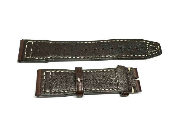 IWC Authentic 22MM  Brown Leather Strap - image 4