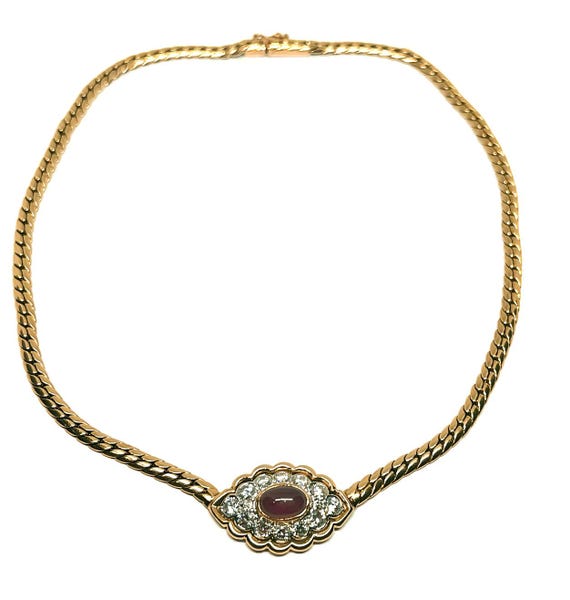 Vintage Van Cleef & Arpels Cabochon  Burmese Ruby… - image 2