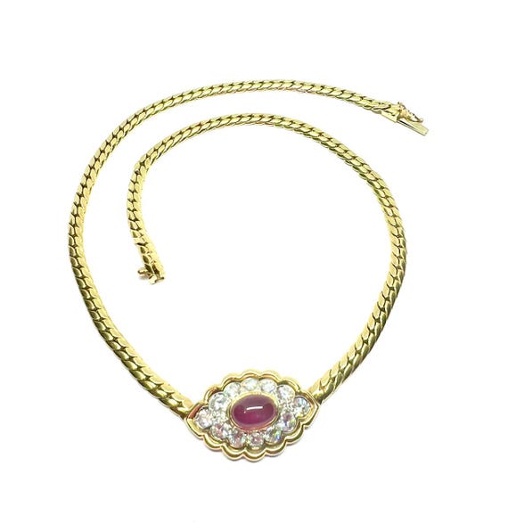 Vintage Van Cleef & Arpels Cabochon  Burmese Ruby… - image 8
