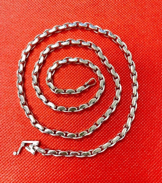 18k White Gold Chain Arkano Man