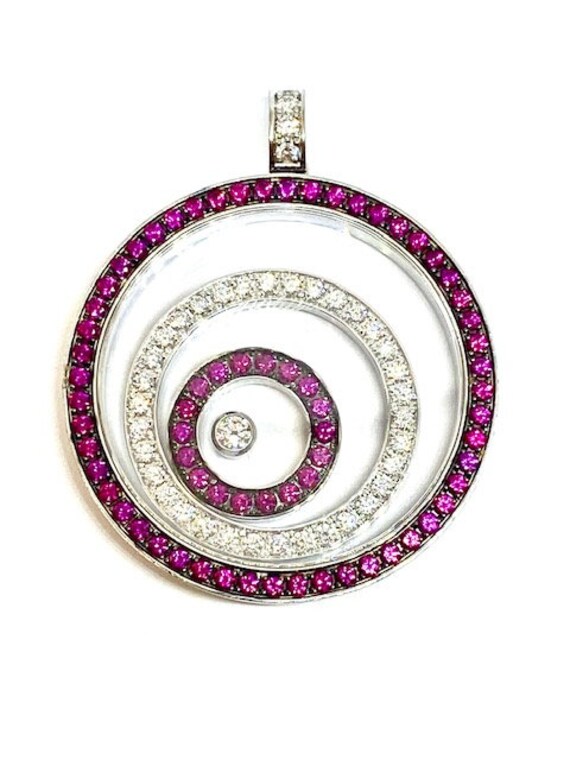 Chopard Happy Spirit Diamond Ruby boutique Pendant