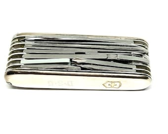 Rare Tiffany Sterling Silver 18K Gold Swiss Army Knife – 14