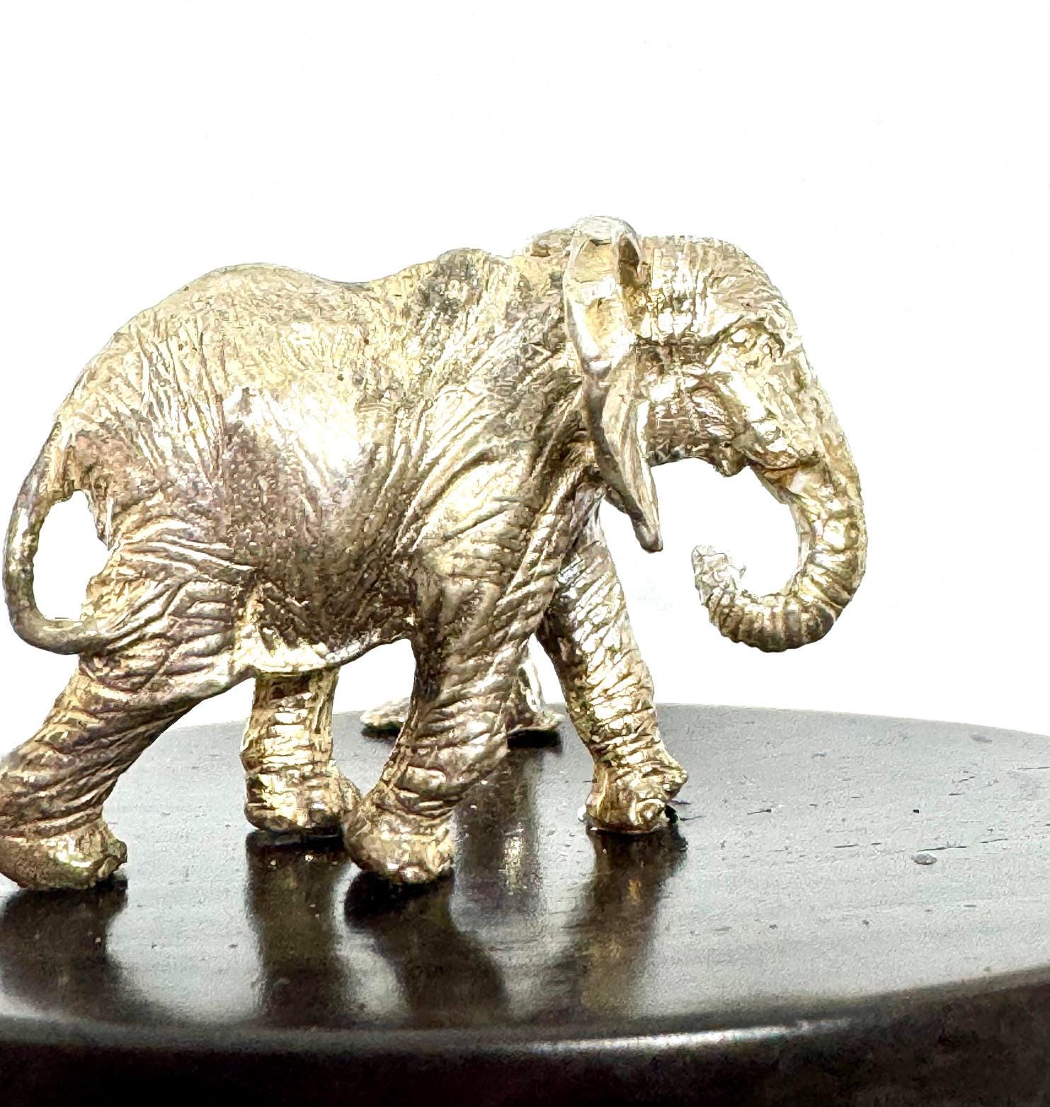 Patrick Mavros Sterling Silver African Elephant on African