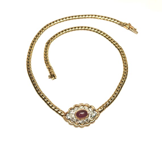 Vintage Van Cleef & Arpels Cabochon  Burmese Ruby… - image 10