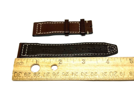 IWC Authentic 22MM  Brown Leather Strap - image 6