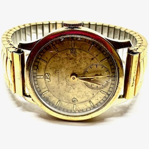 Vintage Longines Men’s Watch | 14K Yellow Gold Case | Manual Wind | Sub-Seconds Dial | Classic Art Deco Style