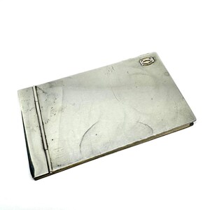 Bloc de notas vintage de plata de ley de Cartier: una pieza de colección poco común