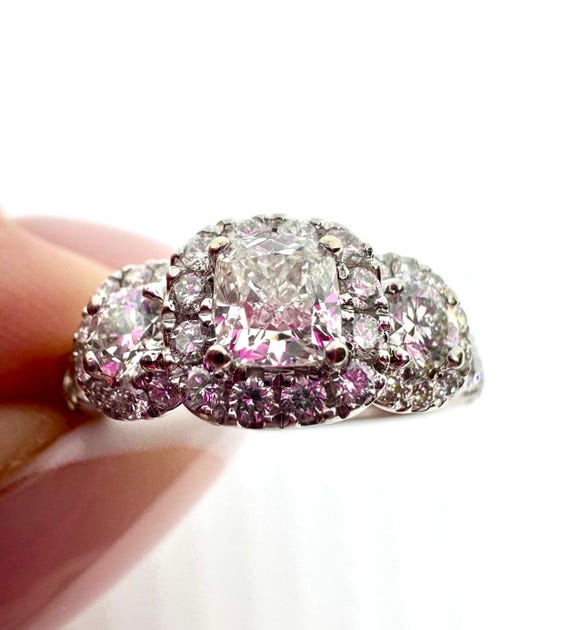 Limited edition with diamonds Helzberg Limited Edition® 2 ct. tw. Diamond Three-Stone  main image 4