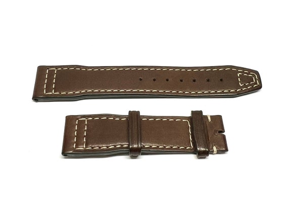 IWC Authentic 22MM  Brown Leather Strap - image 2