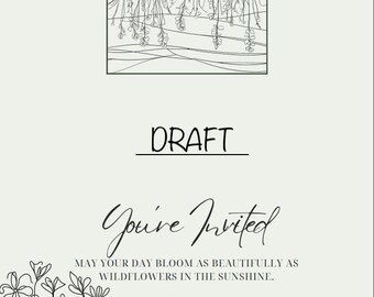 Enchanting Floral Invitation!