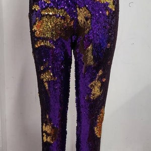 Leggins - Mermaid sequins - many colors - Men, Women, Halloween, Mardi Gras, reversible