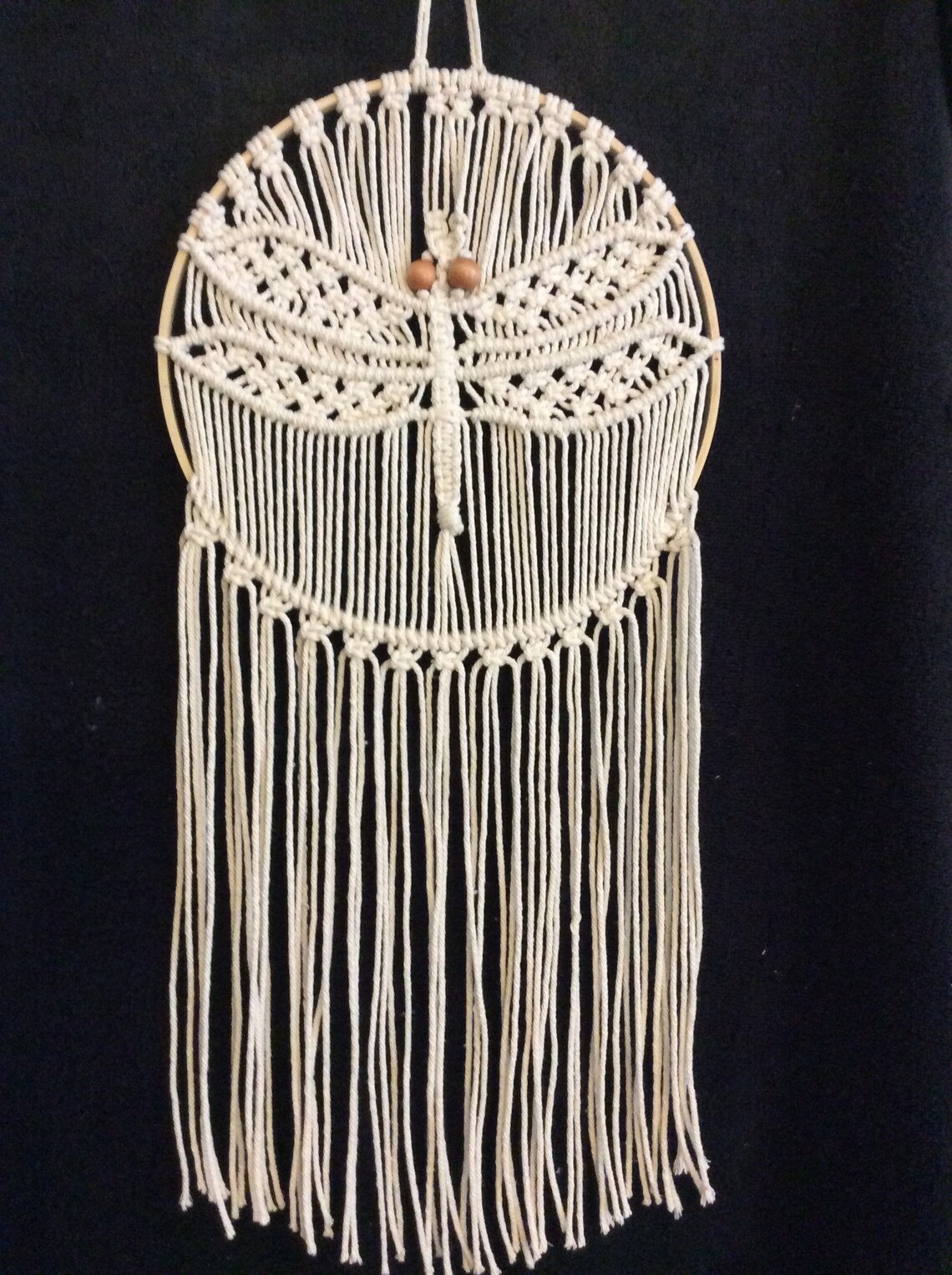 Dragonfly Macrame Wall Hanging macrame dragonfly Etsy