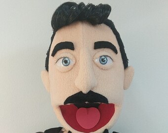 Custom Handmade Puppet by your design or photo, Professional Ventriloquist Puppet