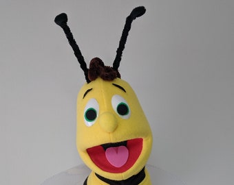 Willy The Bee Ventriloquist Puppet, Funny Puppet, Professional Style Hand Rod Puppet